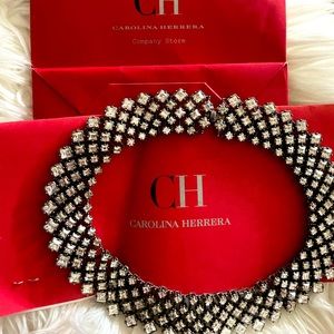 Carolina Herrera necklace. Never worn! Beautiful crystal necklace